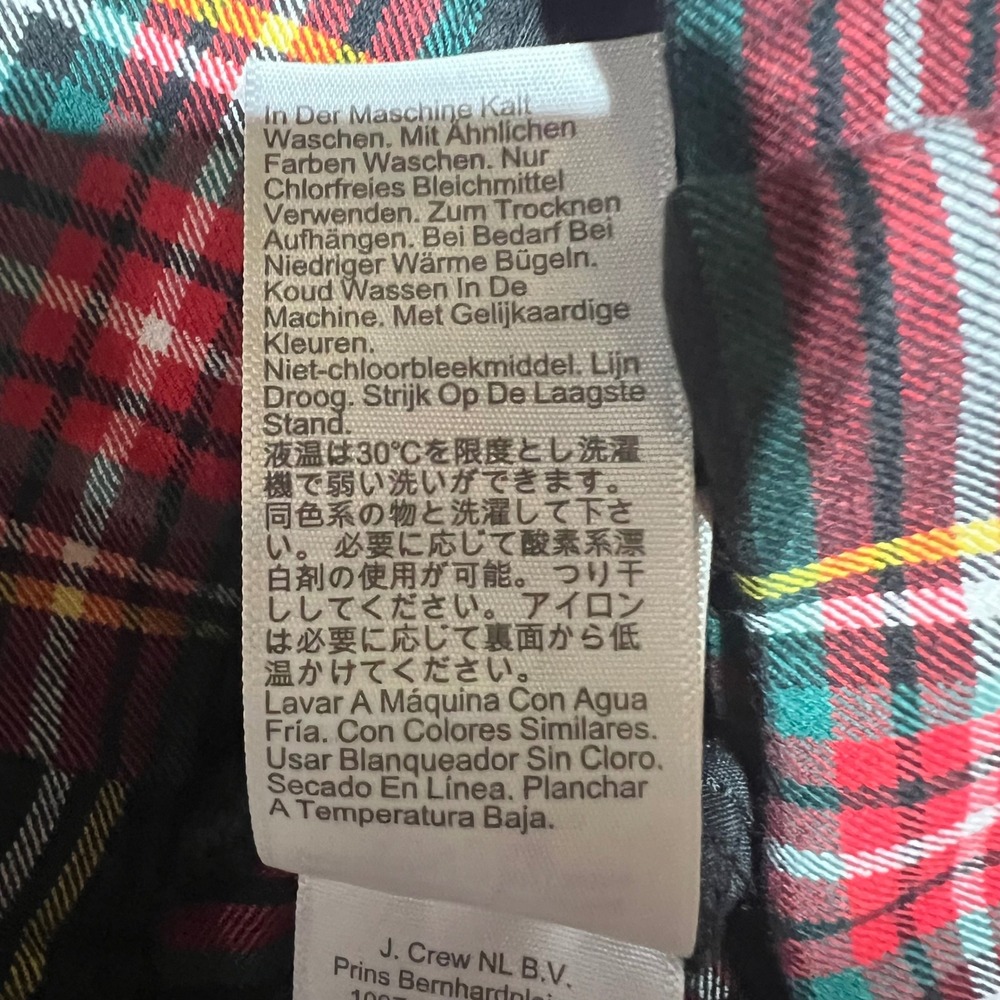 J.Crew Kallie‎ Pant Womens Size 8 Stewart Tartan Plaid Straight Leg Holiday Sass - Picture 10 of 14